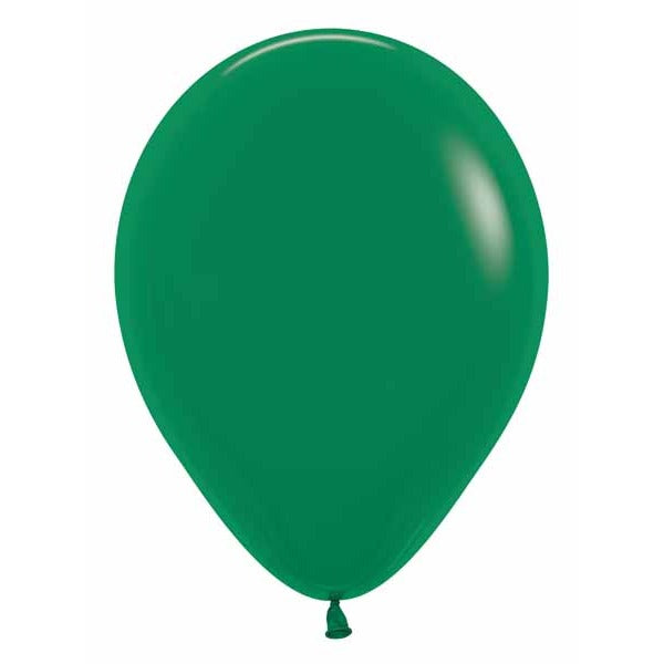 Sempertex Forest Green 11 Inch Latex Balloons, 50 Pack