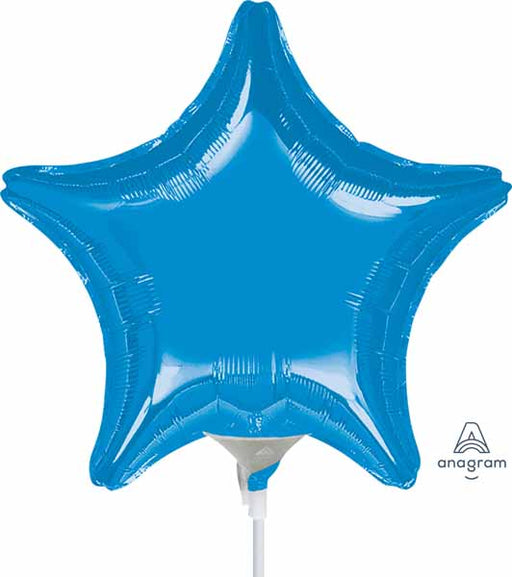 Blue Star Foil Balloon, 4 Inch