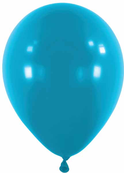Tranquil Blue 18-Inch Round Latex Balloons, 50 Count