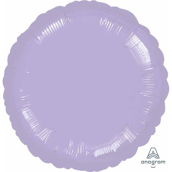 18 Inch Pastel Lilac Round Foil Balloon
