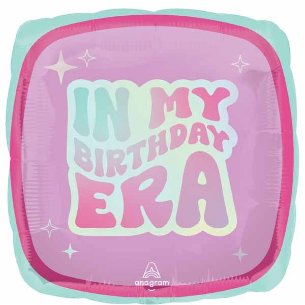 Pop Star Happy Birthday 18" Square Balloon