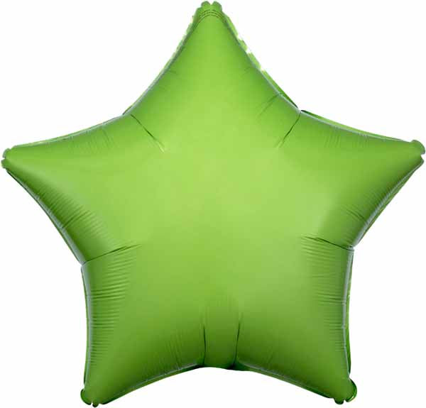 Kiwi Green 19-Inch Star Foil Balloon