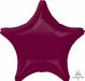 19-Inch Berry Star Foil Balloon
