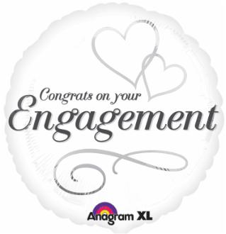 2 HEARTS ENGAGEMENT 18" RND HX S40 PKG