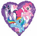 My Little Pony Purple Heart Foil Balloon, 18 Inch