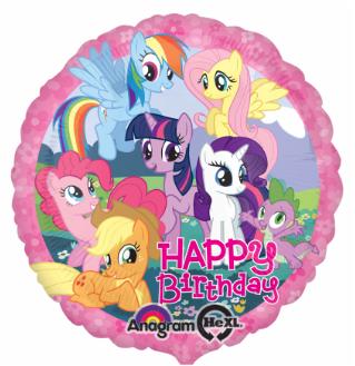 My Little Pony Happy Birthday 18-Inch Foil Balloon