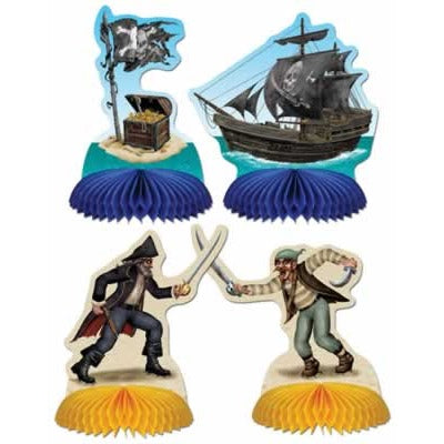 PIRATE PLAYMATES (4PK) 5½" MIN 3