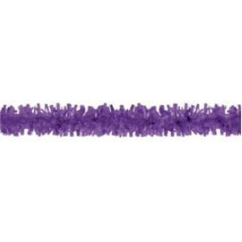 Purple Tissue Festooning Garland, 25 ft