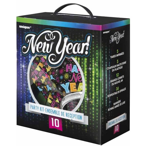New Year's Party Kit for 10 with Banner