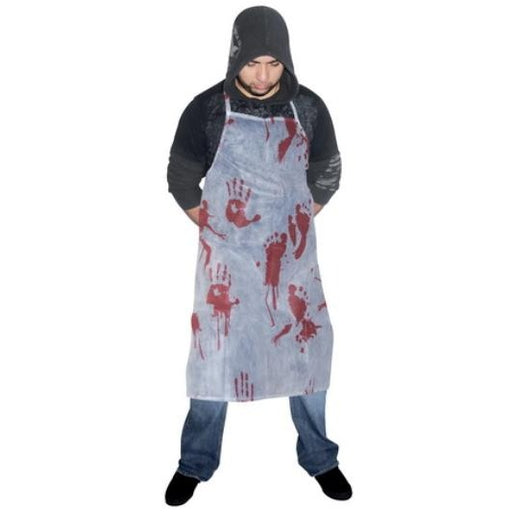 Tablier de déguisement d'Halloween avec taches de sang