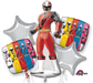 Power Rangers Ninja Steel Foil Balloon Bouquet