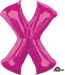 35-Inch Pink Letter X Balloon