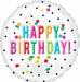 Birthday Confetti 18-Inch Foil Balloon