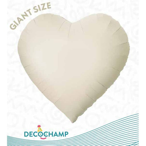 DecoChamp DecoHeart 68" Latte Heart Foil Balloon