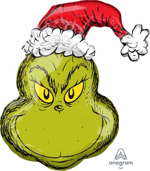 The Grinch Head 29" Foil Balloon