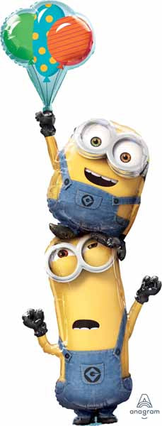 Minions Stacker 61-Inch Foil Balloon