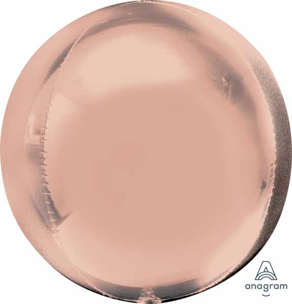 Rose Gold Orbz 16-Inch Foil Balloon