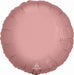 Rose Gold Round Foil Balloon, 18 Inch