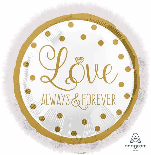 Sparkling Gold Wedding 32" Doo-Dads Foil Balloon
