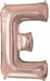 Rose Gold Letter E Balloon, 32 Inch