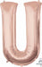 33" Rose Gold Letter U Balloon
