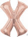 35 Inch Rose Gold Letter X Balloon