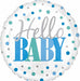 Hello Baby Dots 18 Inch Foil Balloon