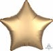19" SatinLuxe Gold Sateen Star Foil Balloon