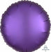 Royal Purple Satin Luxe 18-Inch Round Foil Balloon