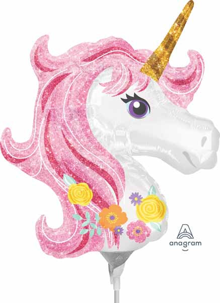 Magical Unicorn Mini Shape Foil Balloon