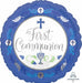 Communion Day Boy 18-Inch Round Foil Balloon