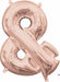 16 Inch Rose Gold Ampersand Symbol Balloon