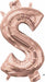16-Inch Rose Gold Dollar Sign Balloon