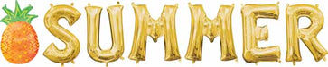 SUMMER Letter Balloon Set with Banner