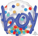 It's a Boy Confetti See-Through Foil Balloon
