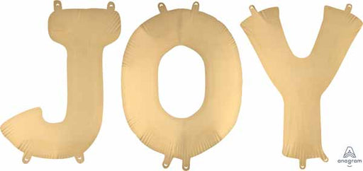 JOY Air-Filled Foil Balloon Banner