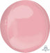 Pastel Pink Orbz Foil Balloon, 16 Inch