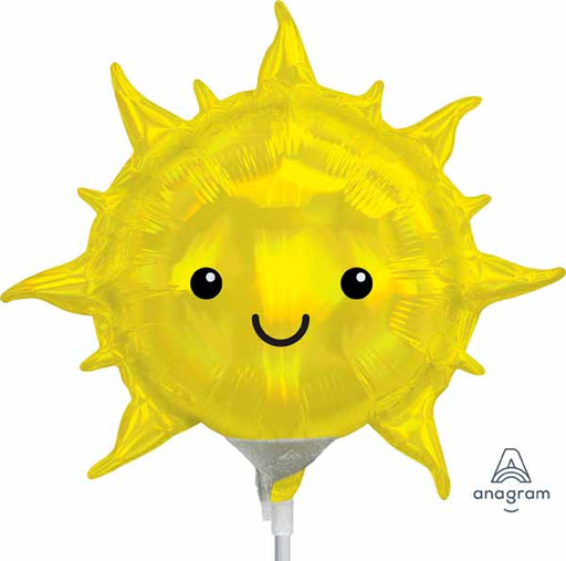 Iridescent Sun Holographic Mini Foil Balloon