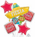 Papel Picado Fiesta Foil Balloon Bouquet