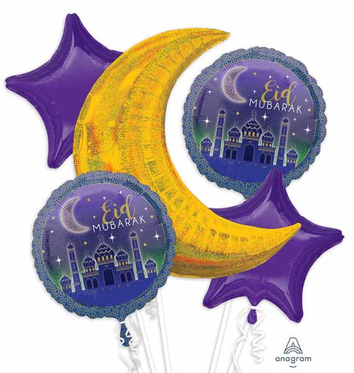 Eid Mubarak Foil Balloon Bouquet
