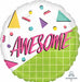 Awesome Party 18-Inch Round Foil Balloon