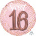 Blush Pink Sweet 16 Foil Balloon, 36 Inch