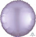 18-Inch Pastel Lilac Satin Luxe Round Foil Balloon