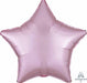 19-Inch Pastel Pink Satin Star Foil Balloon