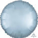 18" Pastel Blue Satin Luxe Round Foil Balloon