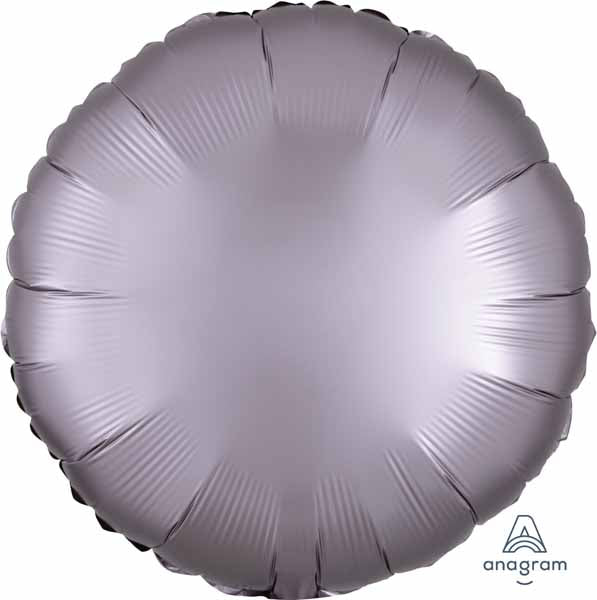 18-Inch Greige Satin Luxe Round Foil Balloon
