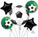 Goal Getter Soccer Foil Balloon Bouquet, 5 Piece