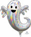 Iridescent Ghost Mini Foil Balloon