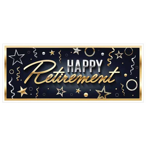 Oversized All Weather Retirement Banner