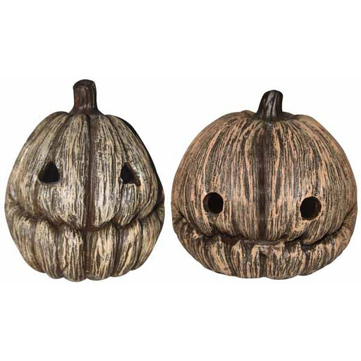 4-Inch Resin Jack-O'-Lantern Halloween Decoration, Assorted Styles